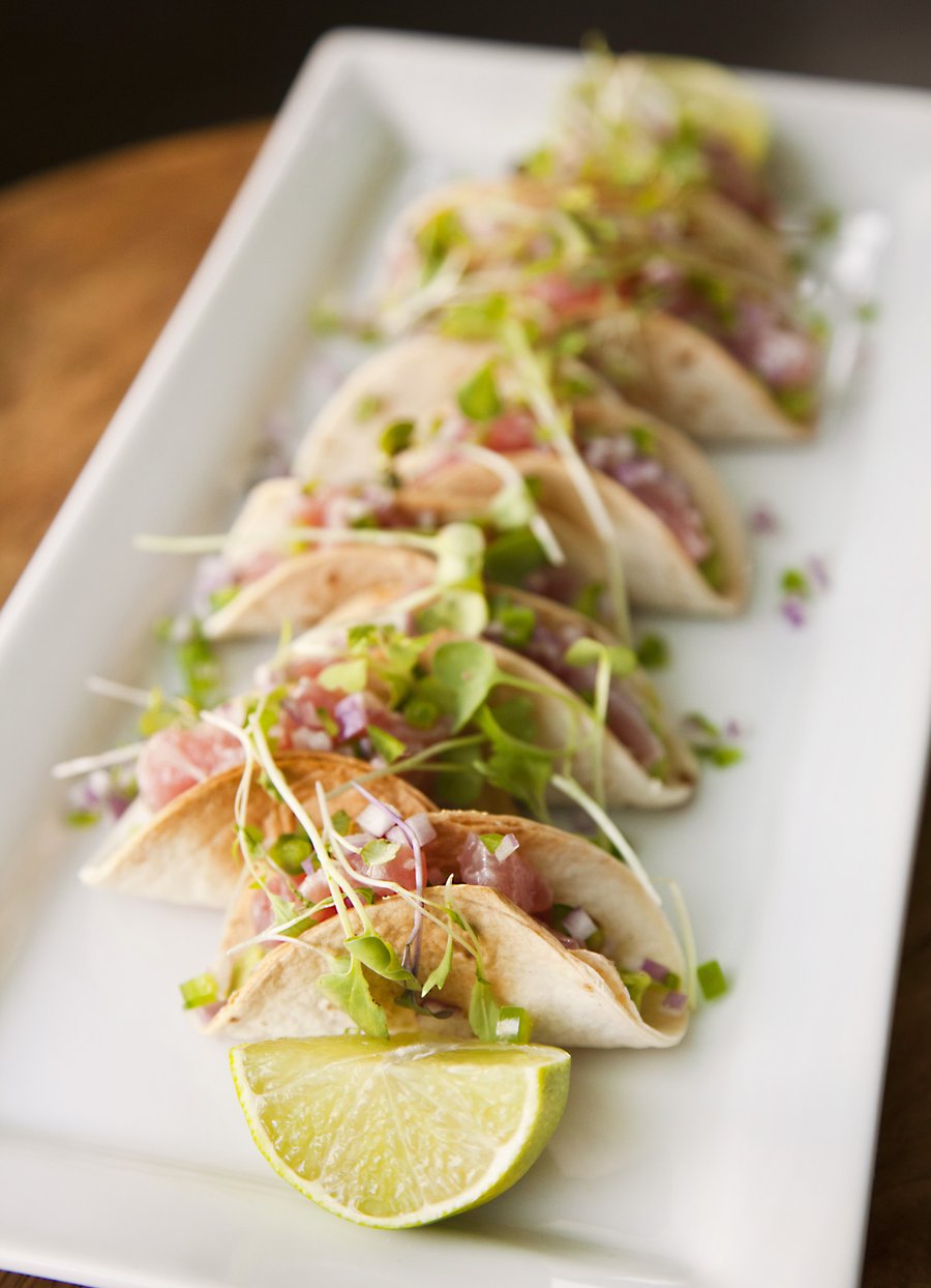 UrbanCookery - Yellowfin Tuna Ceviche Tacos