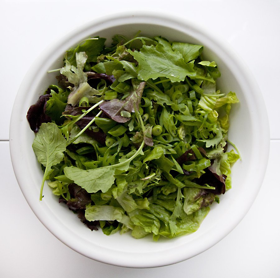 The gorgeous greens from Greenflash Farm! prosciuttosalad.JPG