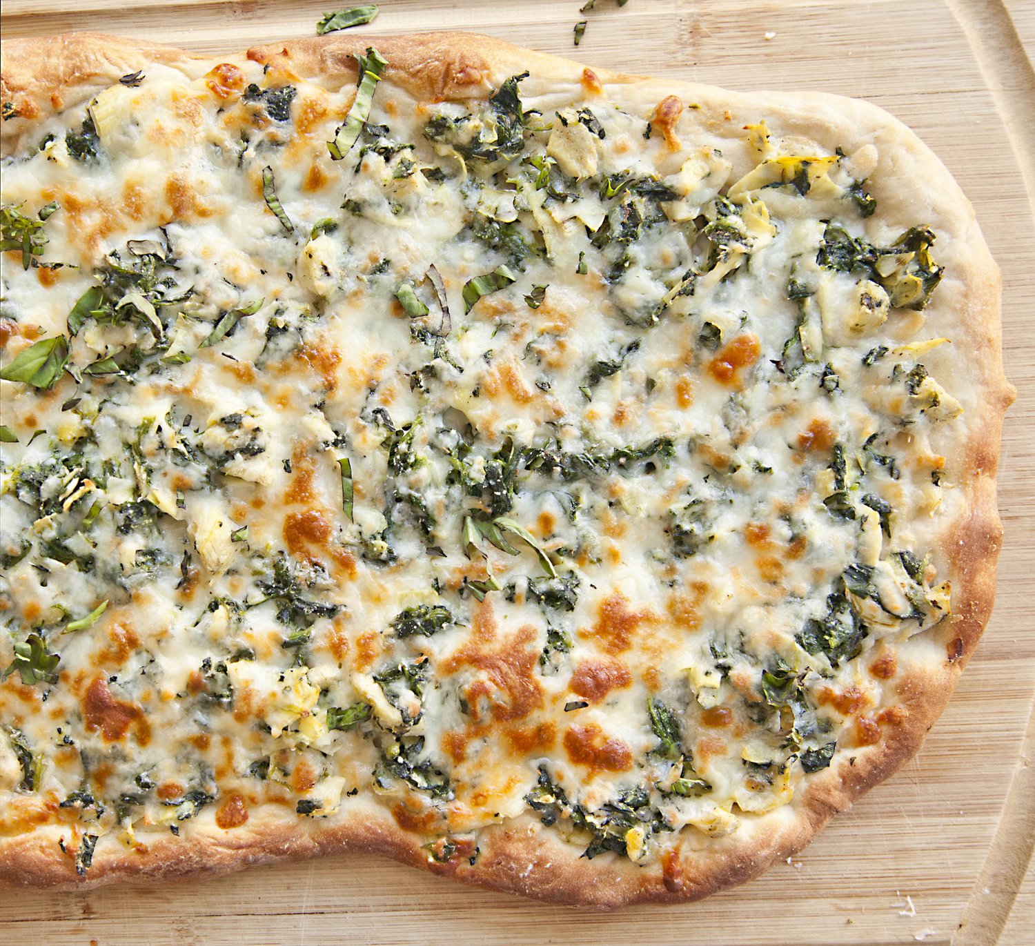 UrbanCookery Spinach Artichoke Pizza
