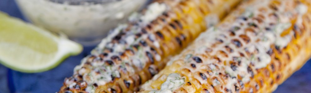 Urbancookery Grilled Corn With A Cilantro Lime Butter